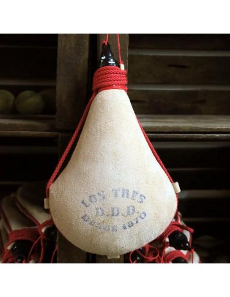 Bota de Vino de Látex Recta Color Natural AUTÉNTICA PIEL DE CABRA