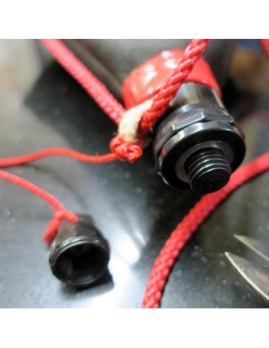 Bota de Vino de Látex Recta Color Oscuro AUTÉNTICA PIEL DE CABRA