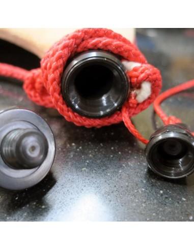 Bota de Vino de Pez Curva Color Natural AUTÉNTICA PIEL DE CABRA