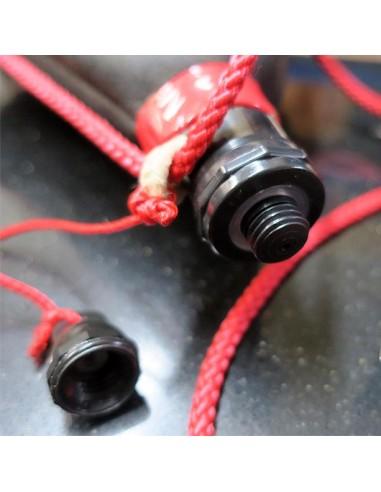 Bota de Vino de Látex Curva Color Oscuro AUTÉNTICA PIEL DE CABRA