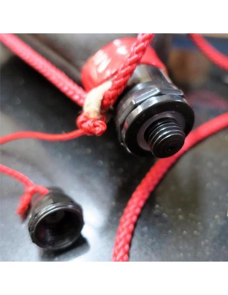 Bota de Vino de Látex Curva Color Oscuro AUTÉNTICA PIEL DE CABRA