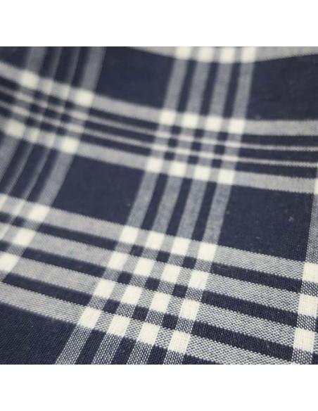 Bota de Vino forrada de Tela de rayas o hiervas - Se dobla y guarda en el bolsillo