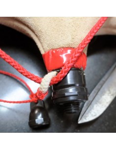 Bota de Vino de Pez en forma de Odre o Pellejo Color Natural AUTÉNTICA PIEL DE CABRA 2