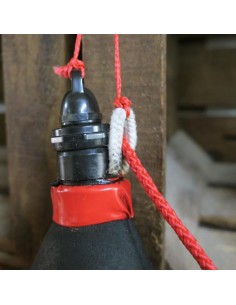 Bota de Vino de Pez en forma de Odre o Pellejo Color Oscuro AUTÉNTICA PIEL DE CABRA 2