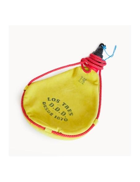 Bota de Vino Color Amarilla AUTÉNTICA PIEL DE CABRA