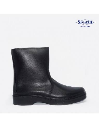 Bota Segarra Cremallera Borreguito Modelo 5903 Piel Negro