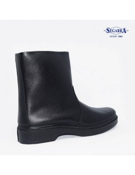 Bota Segarra Cremallera Borreguito Modelo 5903 Piel Negro