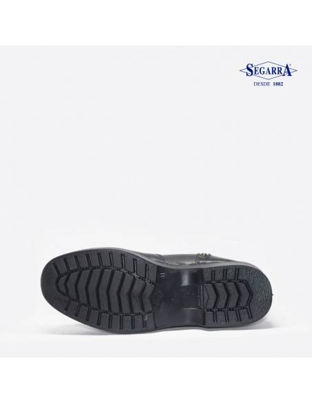 Bota Segarra Cremallera Borreguito Modelo 5903 Piel Negro